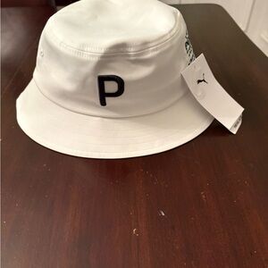 Puma Golf Met PGA White Bucket Hat